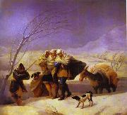 Francisco Jose de Goya The Snowstorm china oil painting reproduction